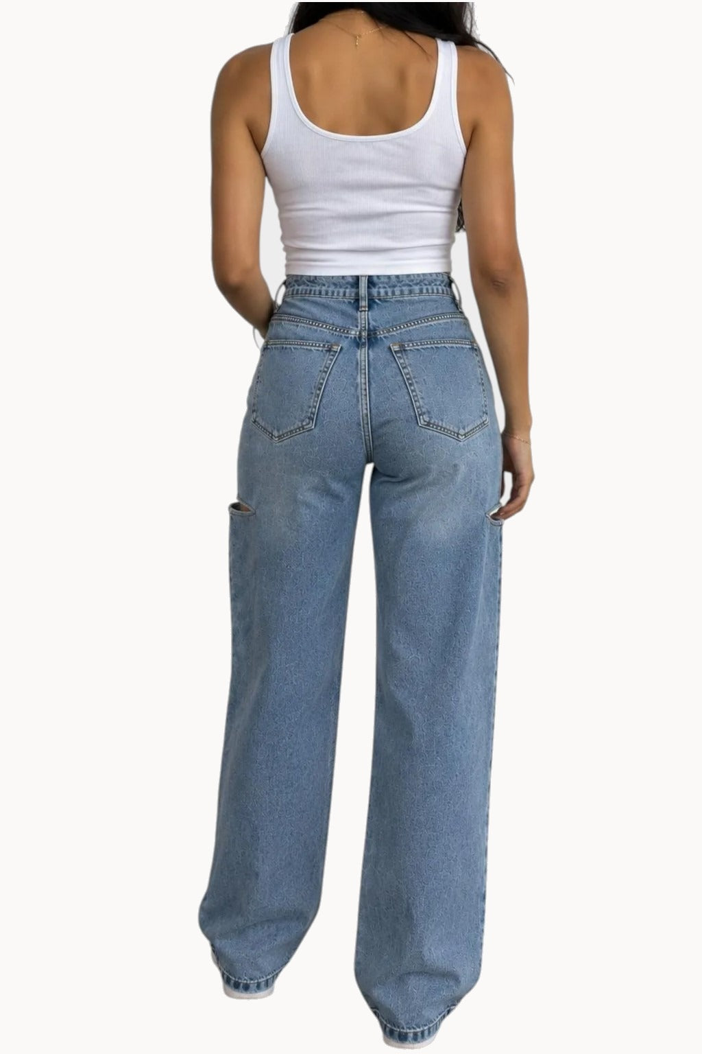 The Marlowe Side-Cut Jean — back