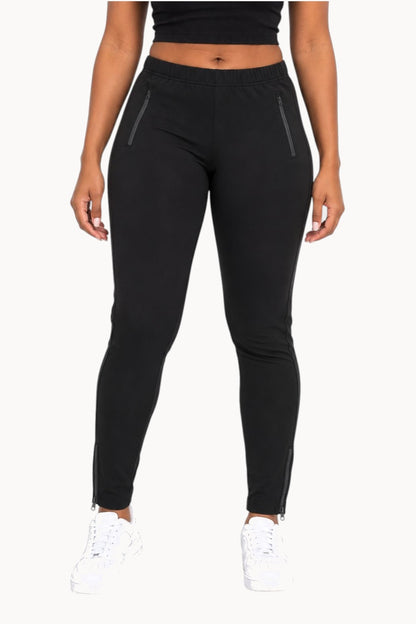 The Sculpt Legging — front, styled