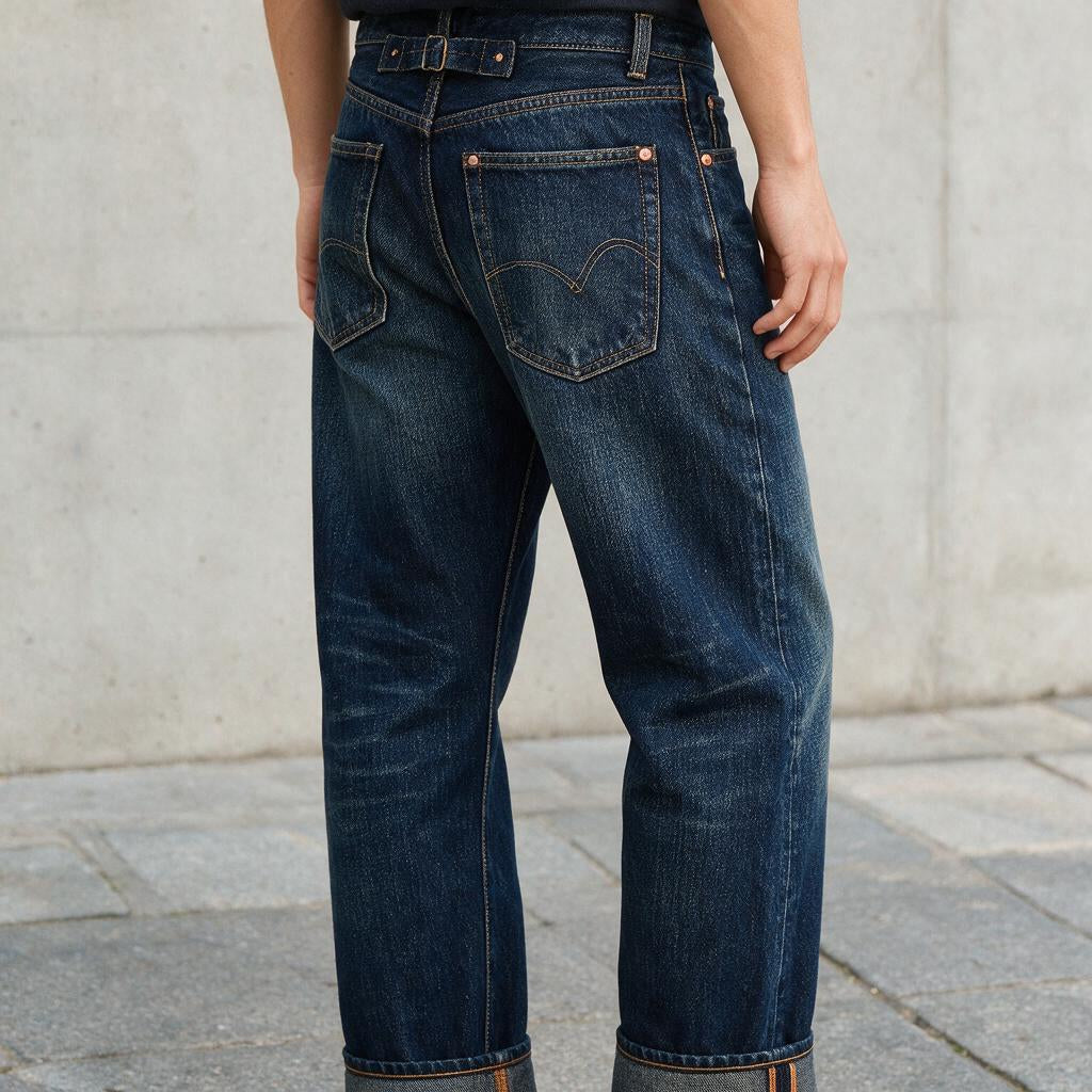 The Relaxed Straight Jean, detail